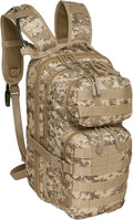 Surge Tactical Hydration Pack by Fieldline | Military Backpack with MOLLE System | Survival Bug Out Bag | 22L Storage Capacity + 3L Reservoir (Digital Sand)