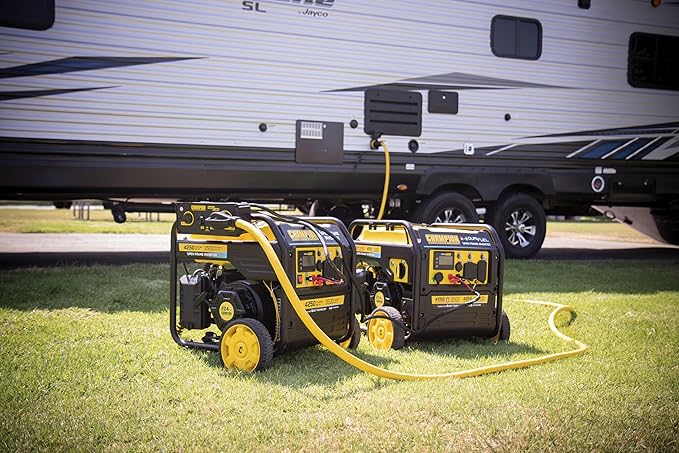 Champion Power Equipment 30-Foot 50-Amp 125/250-Volt RV Generator Power Cord (14-50P to SS2-50R)
