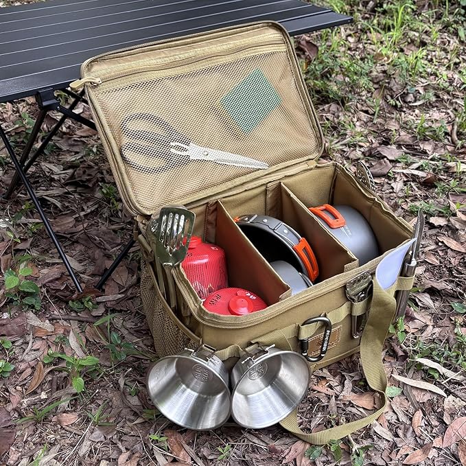 Tactical Sling Backpack and 18L Tactical Camping Storage Bag