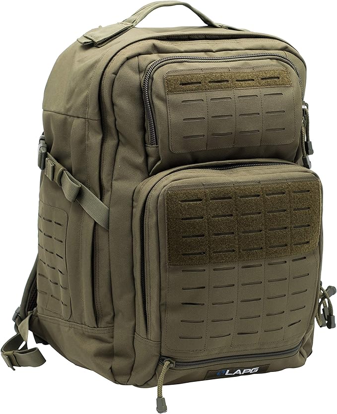 LAPG Atlas 24 Hour Tactical Backpack for Men &amp Women Large Hiking Camping Bug Out Backpack Combat Survival Gear Bag OD Green