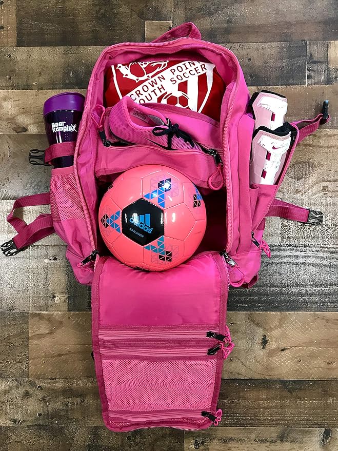 Bear KompleX Military Grade Tactical Backpack - Military Backpack Storage Organization Multiple Compartments Compression Straps MOLLE Webbing 1000 Denier Nylon Water Repellent Coating - 50L Pink