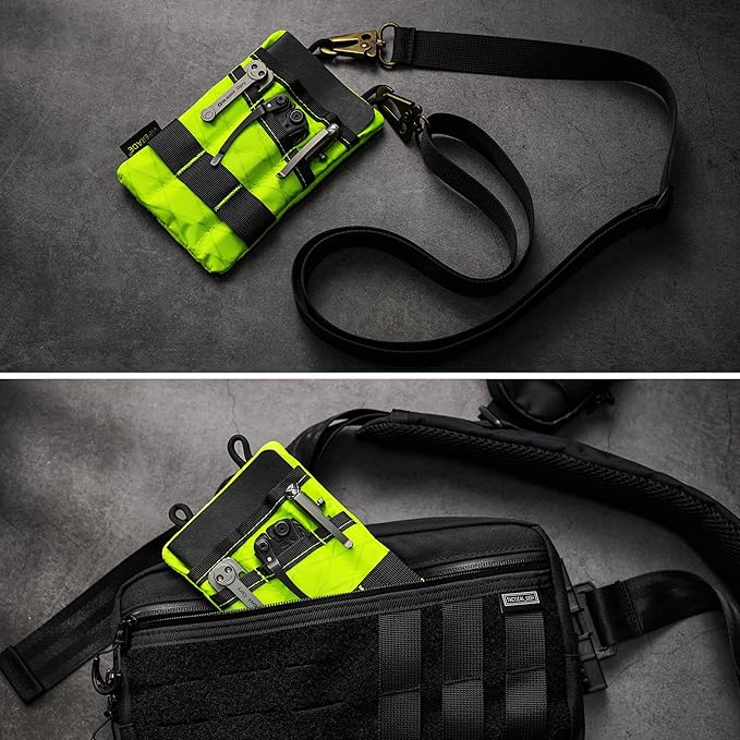 VIPERADE VE1 Pocket Organizer EDC Pouch for Men EDC Organizer Storage EDC Gears Multitool Pocket Pouch Hold Your Flashlight/Pocket Knife Pen Notebook