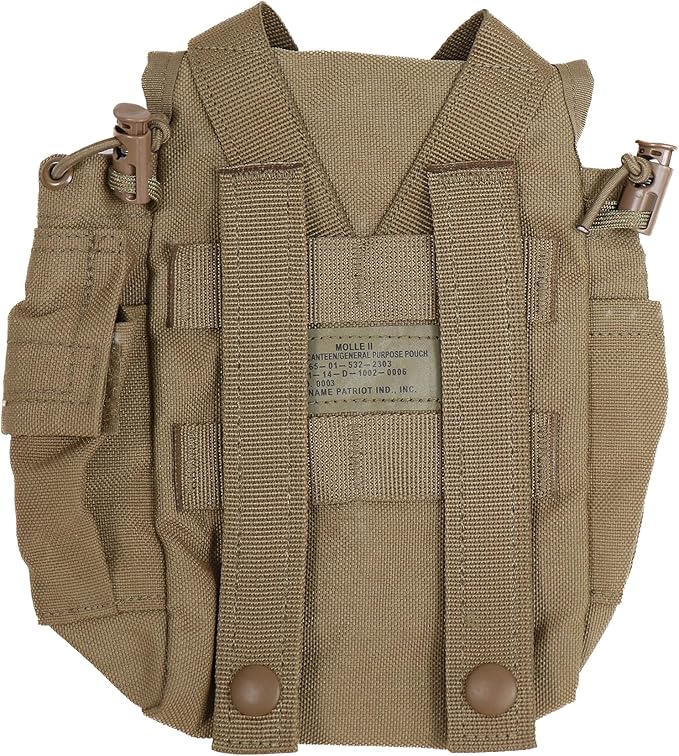 US Military Molle II Coyote General Purpose Canteen Pouch FILBE Brown