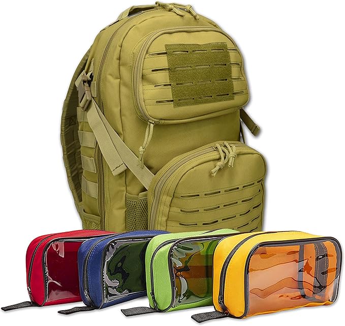 Lightning X Premium Tactical Medic Backpack w/Modular Pouches &amp Hydration Port