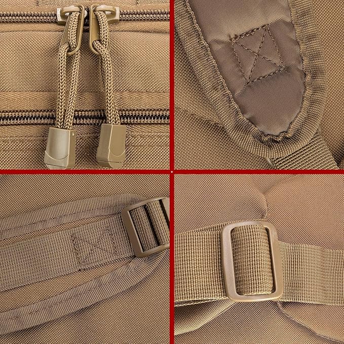 Large Tactical Expandable Backpack 39L-64L Military Bug Out Bag With Waist Strap