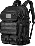 Falko Tactical Backpack for Men and Women 50L Backpack 2.4x Stronger Large Military Molle Rucksack Bugout Backpack Outdoors