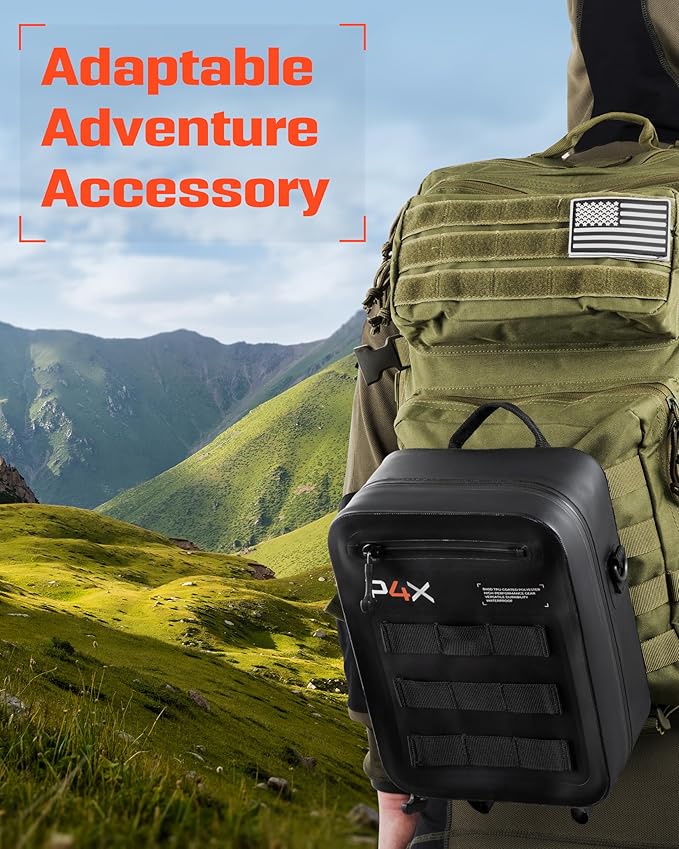 Waterproof Molle Pouch - Attach to Backpacks &amp Belts - Ideal EDC Pouch Organizer for Medical Gear Flashlight Firestarter Phones and More - Rugged Carrier for Outdoor Travel &amp Adventure