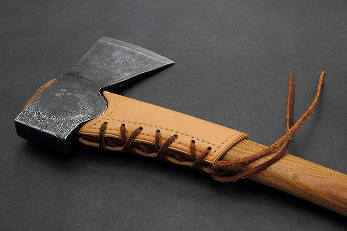 Leather Axe Handle Guard (Gransfors Bruk Hand Hatchet Tan/Natural Leather)