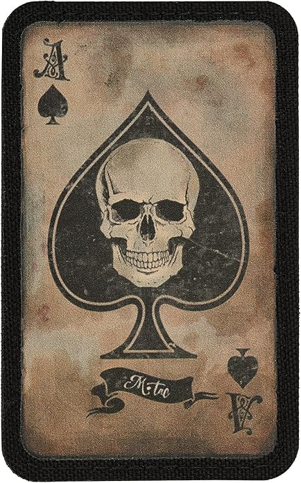Tactical Carry Set: Shoulder Chest Pack Ace of Spades Patch Vintage USA Flag - Black Coyote/Black Standart Size