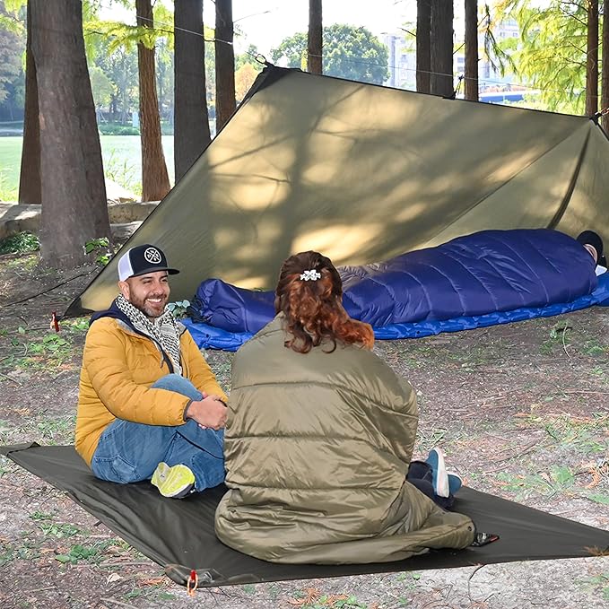 Onewind Ultralight Shelter and Footprint Lightweight Poncho Shelter with 4000mm WaterproofTent Footprint