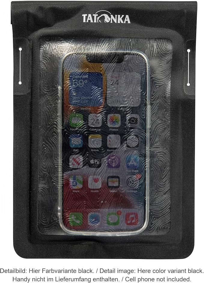 Tatonka WP Dry Bag (A6 / A4) - Waterproof Tablet/Mobile Phone Case with Viewing Window for Operating Touch Displays - Waterproof According to IPX7 Standard - A4 or A6 Format Lime (A6) A6 (235 x 16