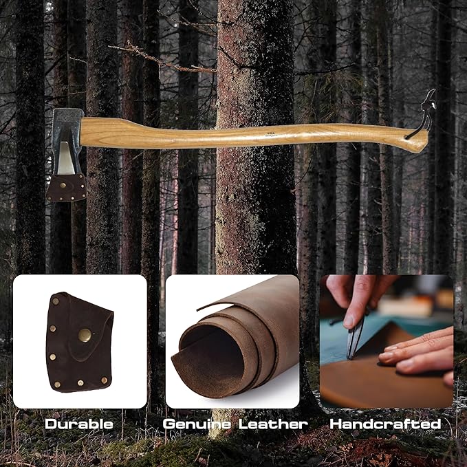 Leather Cover Suitable only for PRANDI Axe with Splitting Wedge 4.4 lb