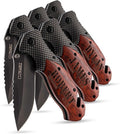 Set of 6 Groomsmen Gifts Personalized Groomsmen Pocket Knife w/Name Title &amp Date Groomsman Gift for Wedding Custom Groomsmen Gifts Pocket Knives Groomsman Gifts for Men