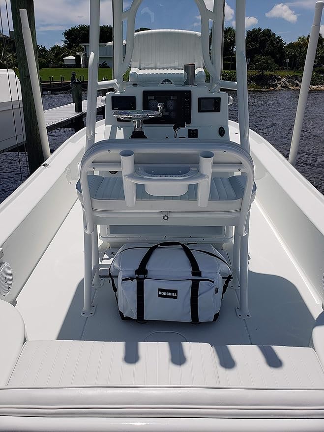 NorChill Soft Coolers 12 Can Insulated Marine Boatbag Soft Sided Cooler White