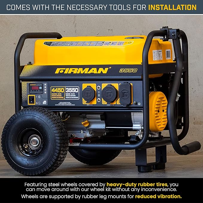 Firman 11 Pneumatic Wheel Kit and Handle