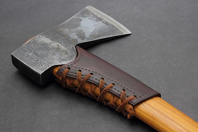 Leather Axe Handle Guard (for The Husqvarna Carpenters Axe Brown)
