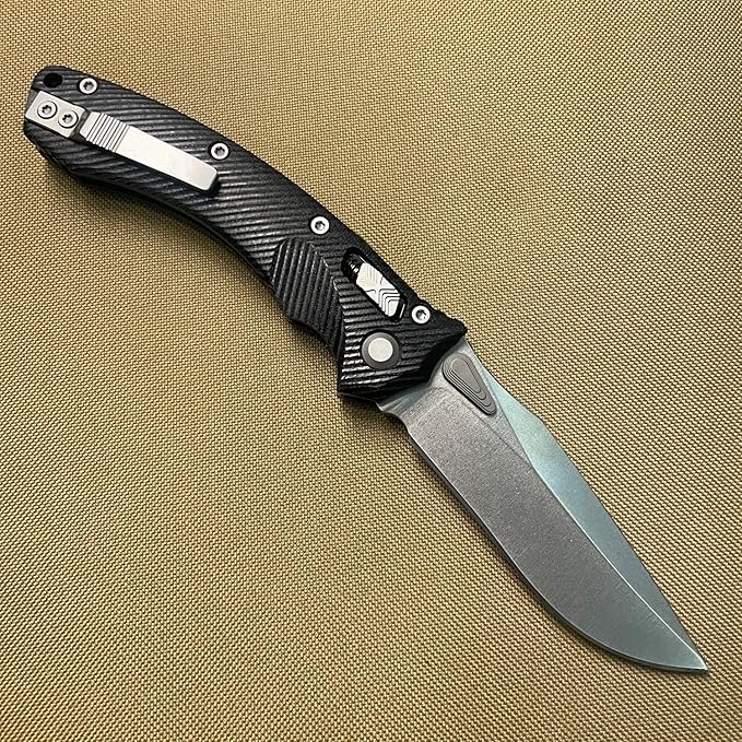 Outdoor Pocket knife M390 Blade with G10 Handle Folding knives Ram-Lok for Camping Hiking Survival EDC Tools