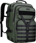 WITZMAN Carry On Travel Backpack for Men Large Convertible 45L Fit 17 Inch Laptop Backpack 3 in 1 Bag for Airline Approved(B688 Light Green)