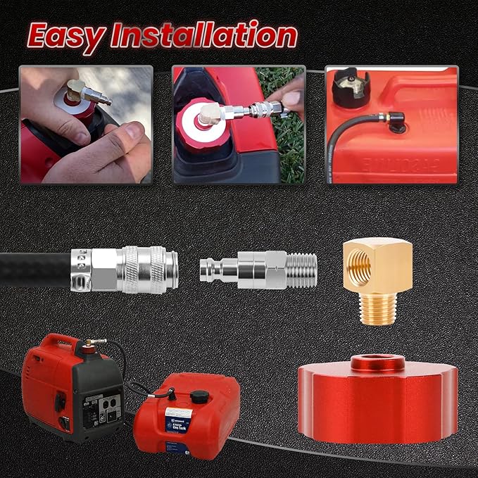 Single System Clam Kit HND1.2CS Compatible with EU1000i &amp EU2000i Generators Replacement HND1.2CS Single System Clam Kit for Generator EU1000i &amp EU2000i Extended Fuel Kit