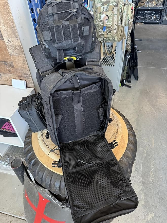 Tactical Airsoft Helmet and Gear Deployment Backpack