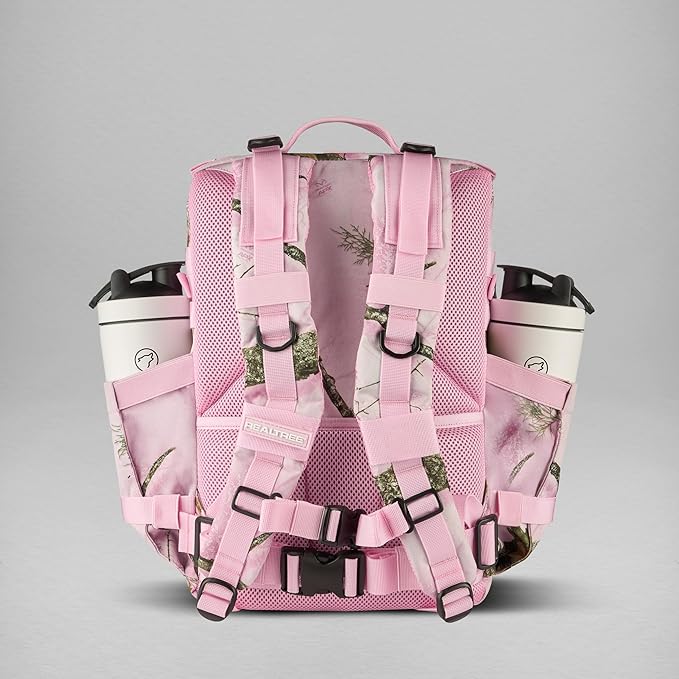 WOLFpak 35L Meal Prep Management Backpack (Realtree APX Flushing Pink) | Easily Store &amp Organize Food Storage Containers w/Built-In Lunch Box Cooler Travel Insulated Bag