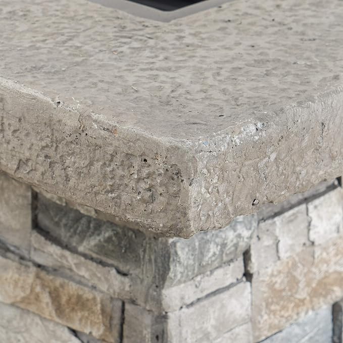 Christopher Knight Home Crestline Outdoor Fire Pit Natural Stone