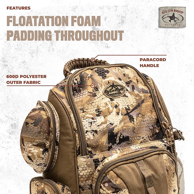 Rig'Em Right Lowdown Floating Backpack Optifade Marsh