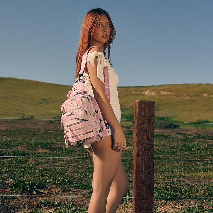 WOLFpak 9L Tactical Sling Bag| (Realtree APX Flushing Pink) | Concealed Carry CCW Backpack | Military Crossbody EDC Daypack Molle Chest Shoulder Pack