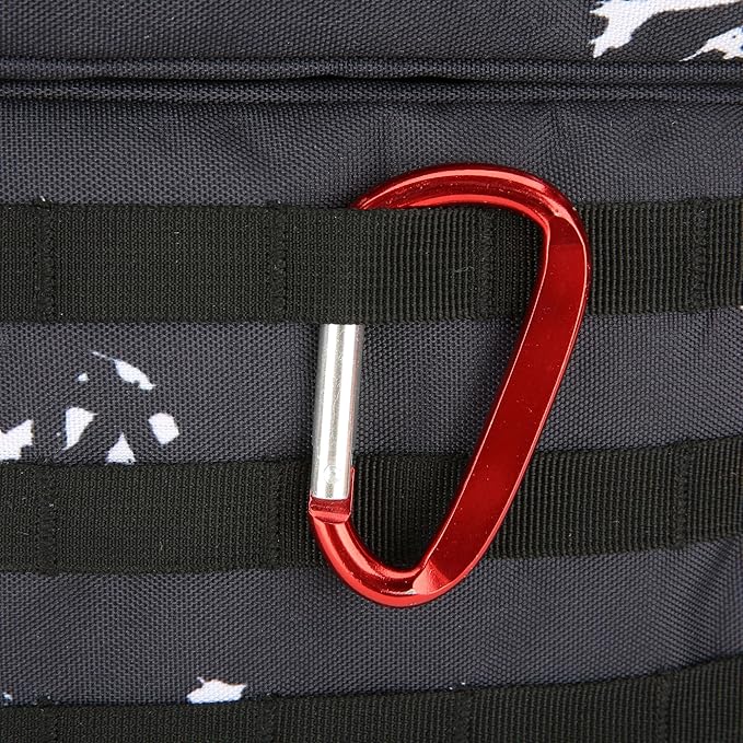 9L Mini Tactical Backpack for Men and Women Tactical Backpack Small for Hiking Small Tactical Bag (Black Lightning)