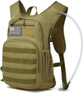 wotony Hydration Backpack with Water Bladder for Hiking Tactical Hydration Pack for Men Women Molle Water Backpack for Hiking