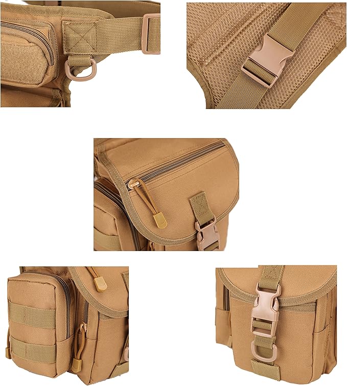 Multi-Purpose Tactical Drop Leg Bag Tool Fanny Thigh Pack Leg Rig Military Motorcycle Camera Versipack Utility Pouch Black/Coyote Tan/Army Green/Camouflage 7 Colors Available