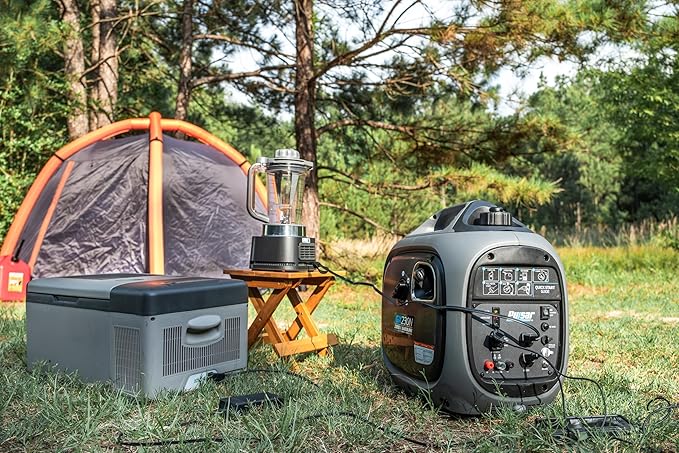 Pulsar 2300W Portable Gas-Powered Quiet Inverter Generator for Home Emergency Backup Parallel Capability With USB Outlet Long Run Time GX230N