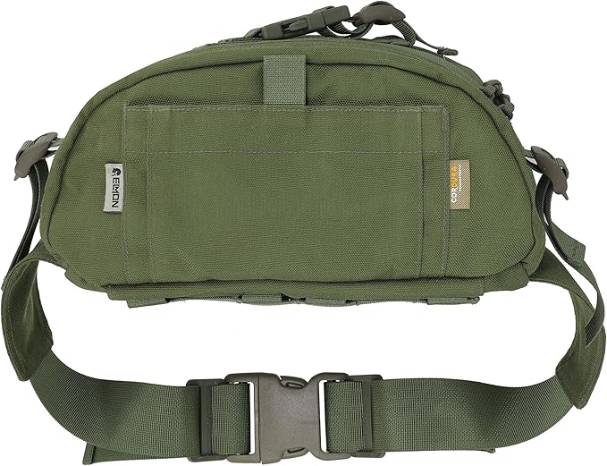 ELMON Fanny Pack Medic Bag - MOLLE Compatible Medical Pouch with Large Zipped Pocket