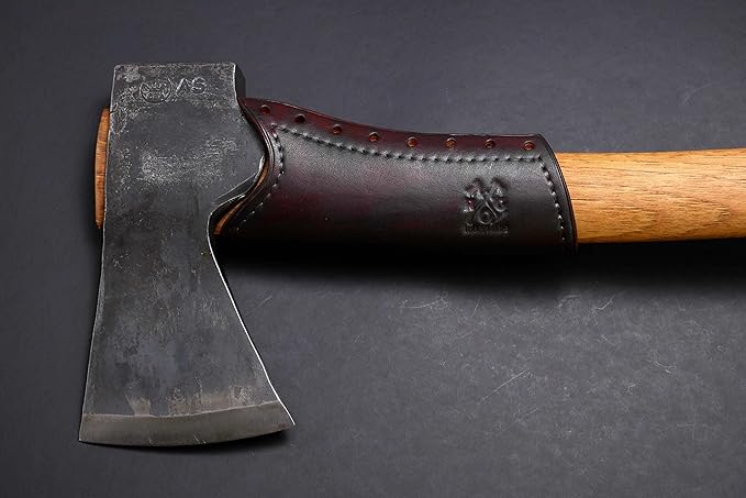 Leather Axe Handle Guard (Gransfors Bruk Scandinavian Forest Axe Brown)