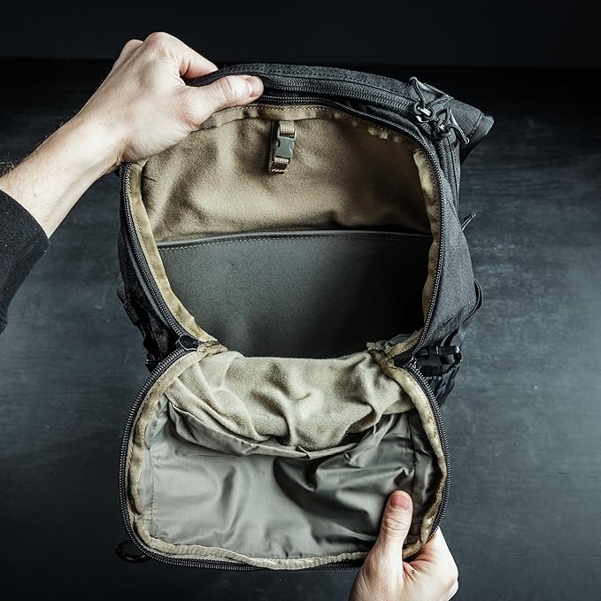 Eberlestock Jacknife Pack - Premium Tactical Backpack for Outdoor Adventures and Hunting - Durable Versatile and All-Weather Ready Black