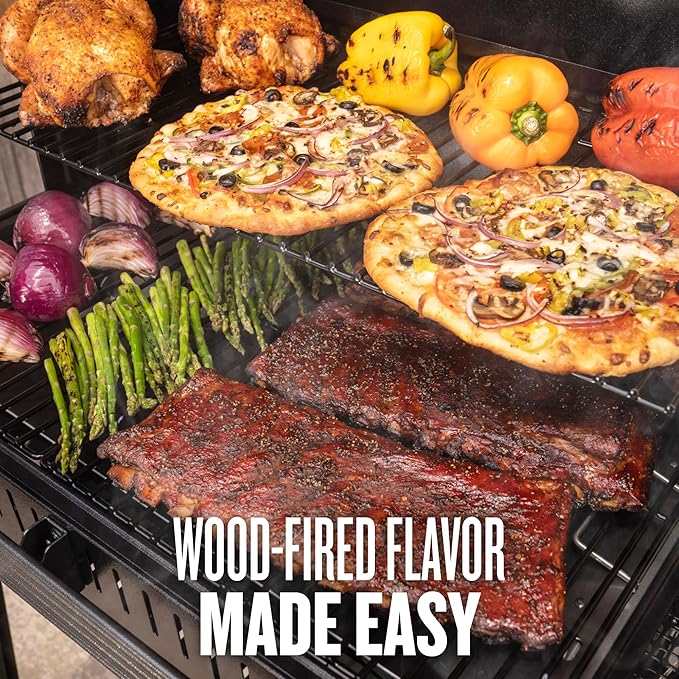 Traeger Grills Woodridge Electric Wood Pellet Grill and Smoker Wi-Fi Temperature Control up to 500 Degrees 860 Sq. In. Cooking Capacity 6-in-1 for Outdoor Grilling Smoking and BBQ TFB86MLH