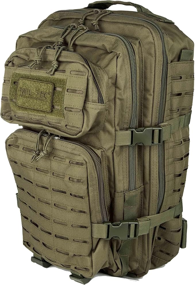 Mil-Tec Laser Cut Assault Backpack Olive Drab Large 14002701