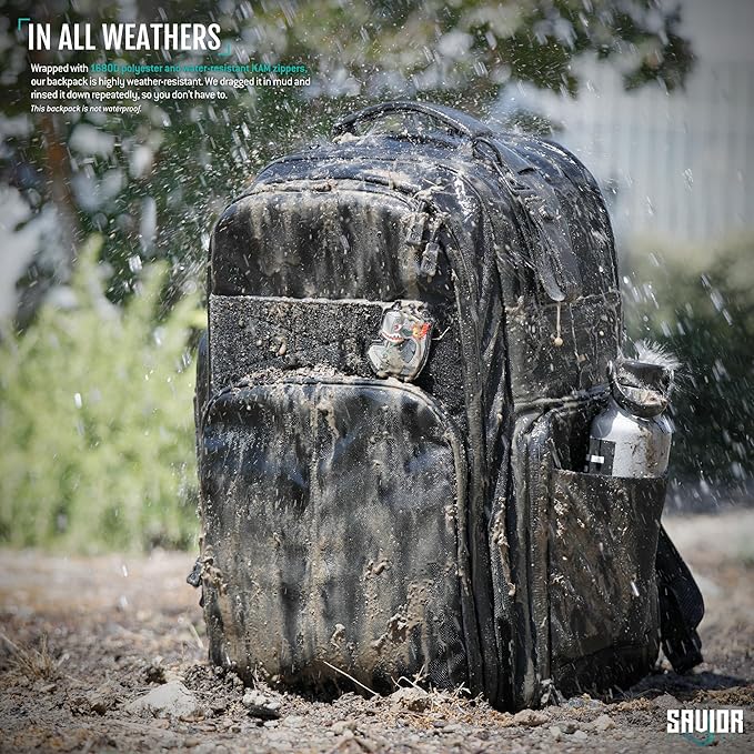 Savior Equipment Pro SEMA Tactical Backpack Competition Shooter 3 Pistol Sleeve