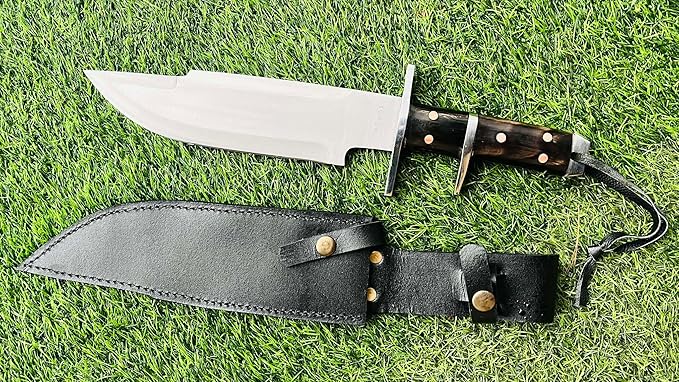 10 Unpolished carbon steel Tactical Knife - Hand Forged Full Tang Camping tool Knives