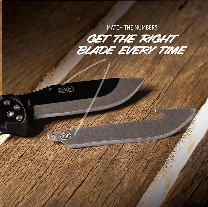OUTDOOR EDGE 3.0 RazorLite EDC - Replaceable Blade EDC Folding Knife with Pocket Clip and One Hand Opening for Everyday Carry (Gray 4 Blades)