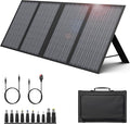 ENGINSTAR 60W Foldable Solar Panel Charger with 18V DC Outlet for Portable Power Stations EnginStar/Jackery/Rockpals/Flashfish Portable Solar Generator with QC 3.0 for Outdoor Camping Van RV Trip