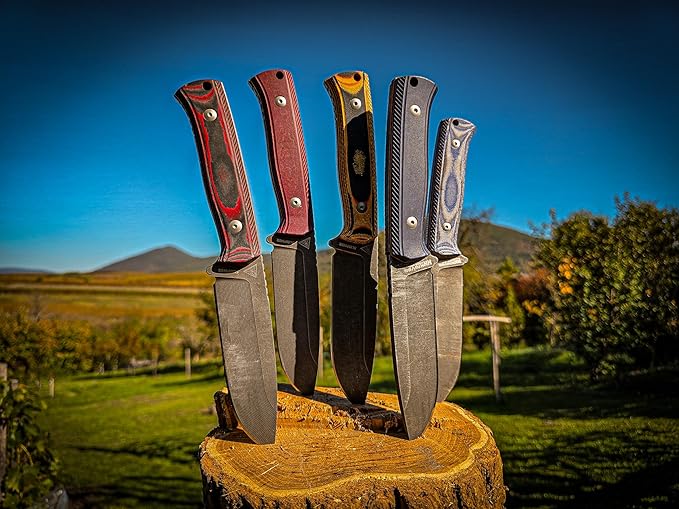 Adventurer II Outdoor Knife 10-inch Full Tang Sleipner Steel Blade Drop Point Design by NN Knives - With a KYDEX Sheath Included