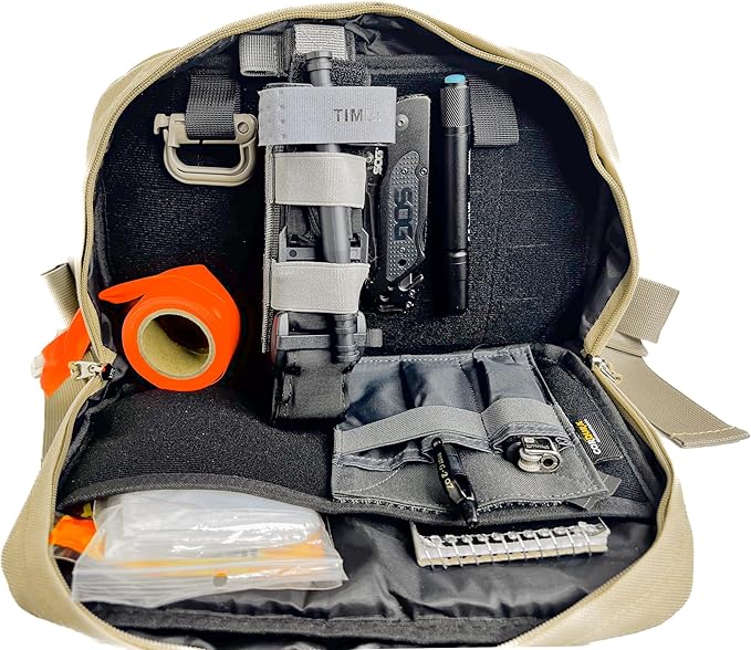 Wilderness Pack Tactical Chest Rig: 1000D Nylon Wildland Fire Radio Harness Fly Fishing Pack &amp Outdoor Organizer. Modular MOLLE Chest Bag with YKK Zippers &amp Stable 4-Point Non-Bounce Harness