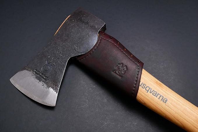 Leather Axe Handle Guard (for The Husqvarna 26 Multipurpose Axe Brown)