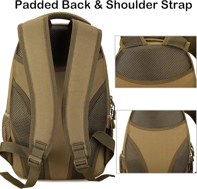 CREATOR Military Tactical Backpack for Men Mini Daypack Small Tactical Assault Bag for Hunting Camping Trekking