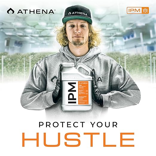 Athena IPM Plant Pest Control Solution | Broad Spectrum Fungicide &amp Insecticide for Indoor and Outdoor Plants | Supports Control of Spider Mites Powdery Mildew and Common Plant Pests | 1 Gallon