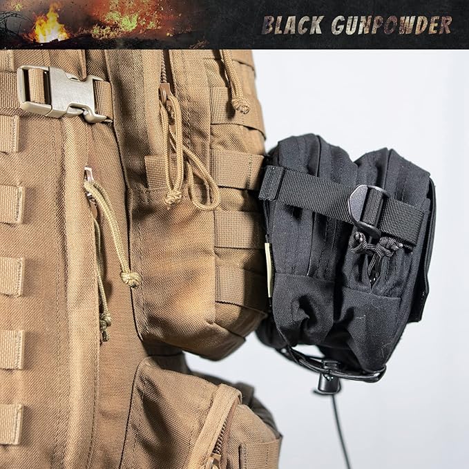 Tactical Molle Pouch Belt Hanging Waist Bag Tactical EDC Utility Gadget Gear Pouch 4L