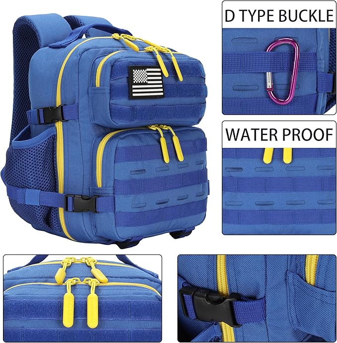 9L Mini Tactical Backpack for Men and Women Tactical Backpack Small for Hiking Small Tactical Bag Fitness Pack