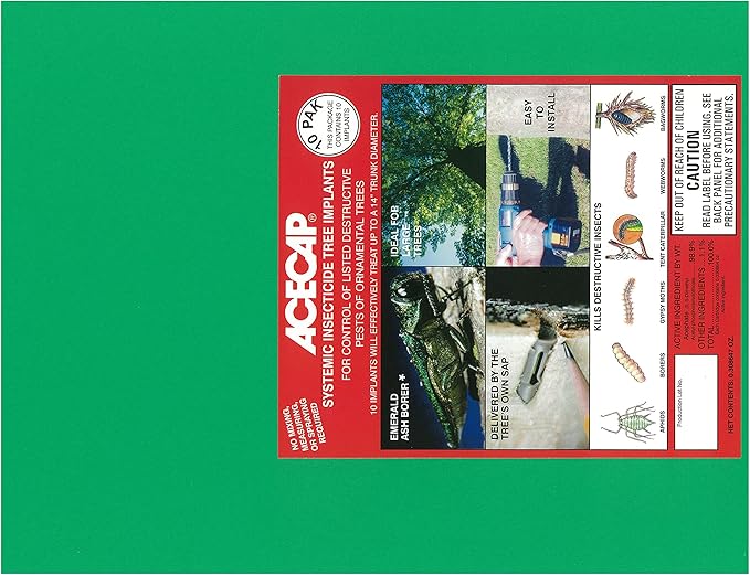 Acecap AC1210 Systemic Insecticide Tree Implants Pack of 10Brown