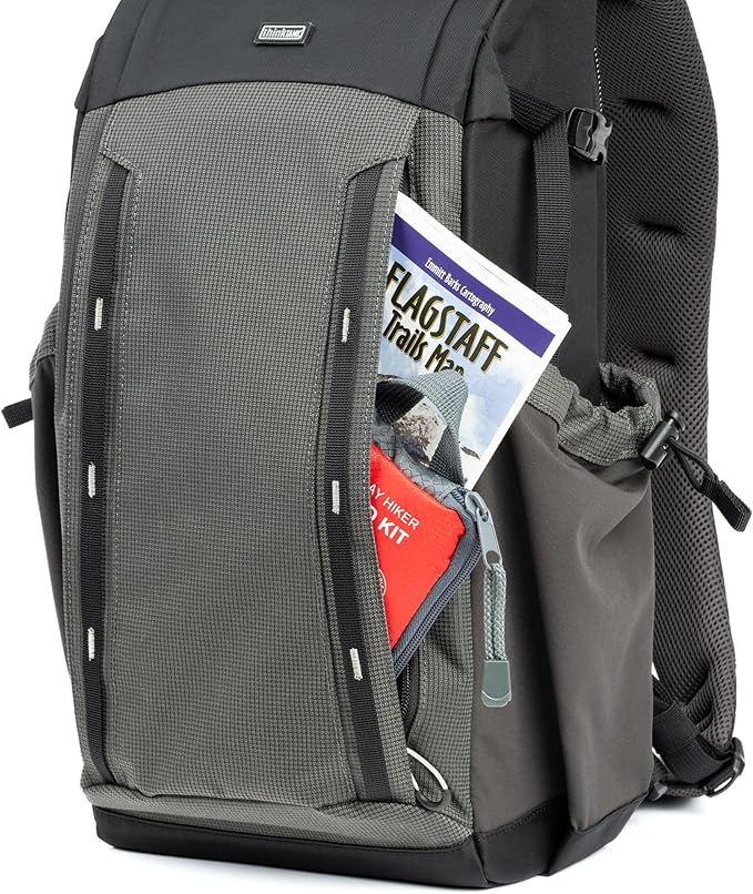 Think Tank Backlight Sprint Lightweight Slim Camera Daypack Backpack for DSLR Mirrorless Photography and Video - Slate Black